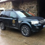 The new freelander, on loan to B4RN for 12 Months from the Princes Countryside Trust fund and Landrover