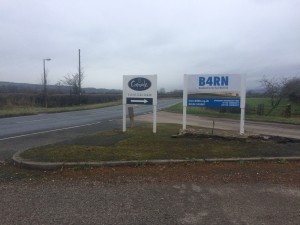 B4RN road sign